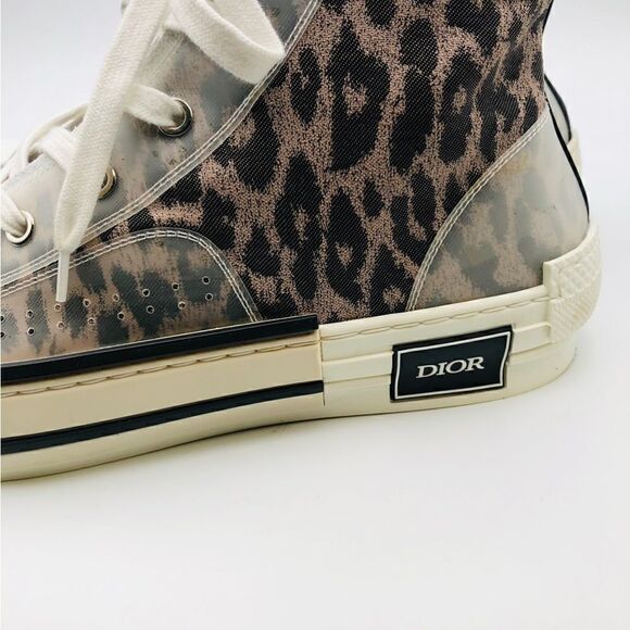 Christian Dior B23 Leopard Hi Sneaker 43/10 - Picture 5 of 9